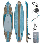 Bestway Φουσκωτή Σανίδα SUP / Kayak με Μήκος 3.35m Τιρκουάζ 6532E